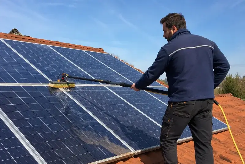 Nettoyage et entretien de panneaux solaires à Bellegarde